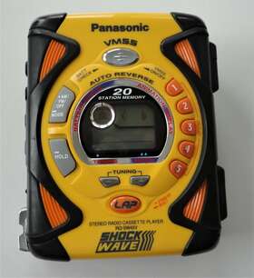 Rq-sw45v Panasonic Rq-se45v Mint Cosmetic Vmss Shock Wave Am Fm Radio Cassette Aa Battery