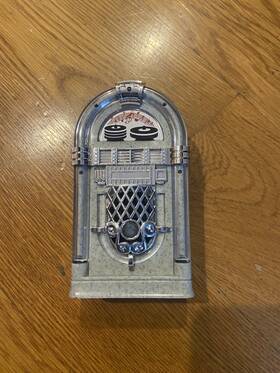 Panshiba Jb-21 Vintage Jute Box Transitor Am/fm Radio Receiver