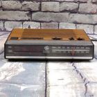 Pb7-4624b Ge Neral Electric Digital Clock Radio Alarm Wood Design Vtg