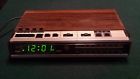 Pb7-4638b Body Radio Vintage Alarm Art Deco Fm Clock .. Woodgrain