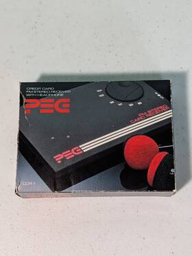 Ccr-1 Pec Credit Card Fm Stereo Receiver With Headphone In Original Box Vintage