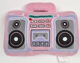 Pelino 17094 Rare Vintage Quasar Plush Tunes Radio Pink Boombox Pillow Tested Working Retro