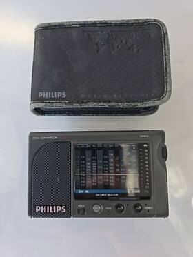 Ae3350 Philips Vintage Ae 3405/20 - 12 Band World Receiver Radio Portable Damaged