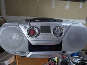 Az1316 Philips Vintage Az1316/00c Boombox Mp3 Cd Cassette Radio Sounds Great 100% Works