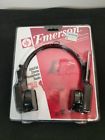 Phs 22 Bp-r Emerson Nos Vintage Am Fm Stero Radio Headphones Head