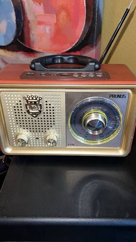 J-110 Prunus Retro Vintage Radio Bluetooth Speaker Mp3 Only No Cables J-110 Prunus Retro Vintage Radio Bluetooth Speaker Mp3 Only No Cables