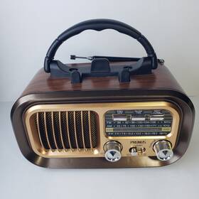 J-150 Prunus Portable Radio Bluetooth Charge Cord Does Not Incl. Solar Panel