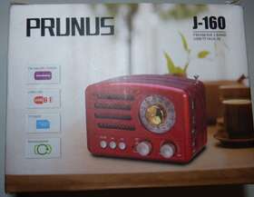 J-160 Prunus Portable Transistor Radio Am Fm Small Retro Vintage Red