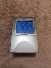 Qhl005slh Seiko Silver Get Up Glow Alarm Clock
