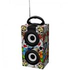 Cs10us Quantum Skull Black Radio Multimedia Boombox Fm