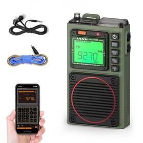 220839093 Raddy Rf75a App Control Shortwave Radio Portable Radios Am/fm/vhf/sw/wb