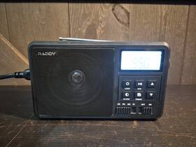 Rf206 Raddy Shortwave Radio Fm/am/sw 8w Speaker Lcd Display