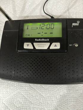 05a09 Radioshack Radio Shack Noaa Weather Snooze Works