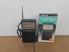 12-614 Radioshack Vintage Radio Shack Portavision Pocket Am/fm Vhf Tv Tested Works 12-614 Radioshack Vintage Radio Shack Portavision Pocket Am/fm Vhf Tv Tested Works