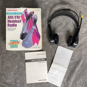12-913 Radioshack Radio Shack Stereo Mate Am/fm Headset Box And Instructions Receipt Vintage 1996