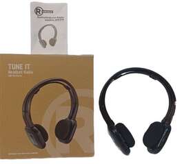 12d15 Radioshack Am/fm Stereo Headset Radio Wireless Black Battery Operated