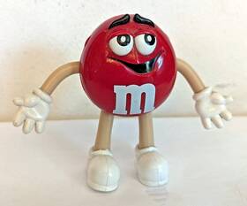 841.133 Radioshack Vintage Radio Shack Official M&ms Red Personal Mini Am/fm - Still Works