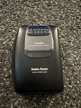 Radioshack Scp-57 Vtg Radio Shack Am/fm Stereo Mate Portable Cassette Tape Player - Works