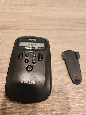 Rp1660a Rca Black Personal Portable Am Fm Radio Digital Player Tested Works