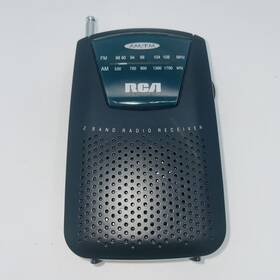 Rp7585a Rca Vintage Portable 2 Band Radio Black Works Great Am/fm Rp7585a Rca Vintage Portable 2 Band Radio Black Works Great Am/fm