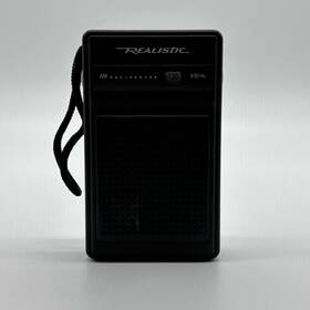 Realistic 12-201a Vintage Am Pocket Radio Shack Tandy Portable Tested