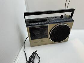 Ctr-7b Realistic Triple Play Ac/battery/am/fm Radio Cassette Recorder - Working