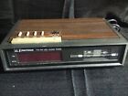 Red5500b Emerson Vintage Fm Am Clock Radio Alarm Led Display Red