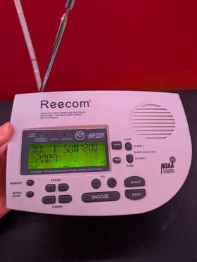 R-1650 Reecom Noaa Weather All Hazards Alert Radio With Am/fm