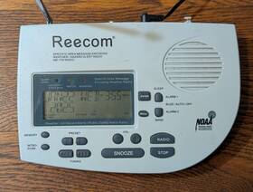 R-1650a Reecom Weather Alert Radio