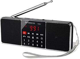 Tr602 Retekess 601490370699 Digital Radios Portable Am Fm Stereo Rechargeable Radio Supports Bl