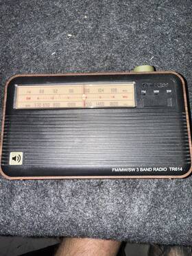 Tr614 Retekess Retro Rechargeable Portable Radio Fm Mw Sw 3 Band Tested Working