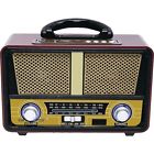 Retro-90 Qfx Retro Portable Bluetooth Speaker Rechargeable Radio New 606540035634