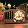 Retrofm001 Retro Fm China Radio Bluetooth Speaker Portable Cherry Wood Rechargeable