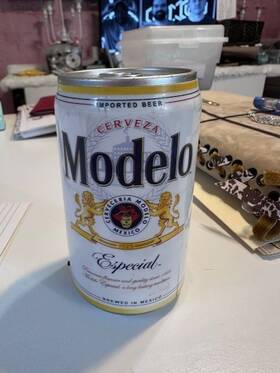 Ridgid 71510-md Cerveza Modelo Mexican Imported Beer Can That Is A Blue Tooth Radio. Works Great