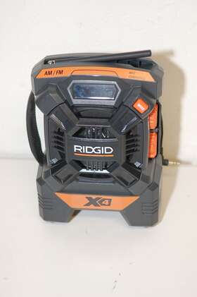 Zrr84084 Ridgid X4 18v Mini Drill Jobsite Am/fm Radio - Orange Tool Only