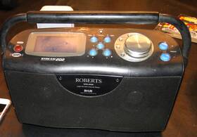 Wm-202 Roberts Internet Dab And Fm Radio Tested W Batteries No Ac Adapter Works