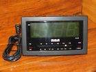 Rp3701 Rca Genuine Led Wired Alarm Clock With Radio Monitor Style Back Read