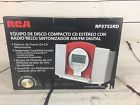 Rp3755rd Rca Dual Alarm Cd Clock Radio New In Box