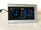 Rp5435b Rca Blue Led Clock Radio With Aux In Jack For