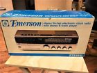 Rts5910 Emerson Vintage Led Digital Clock Timer Am Fm Radio Track