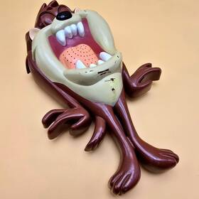 Wt11lt Salton Vintage Tazmanian Devil Shower Radio 1998 Warner Bros Am/fm Tested