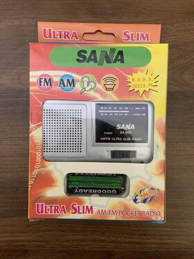 Sa-900 Sana Am/fm Ultra Slim Radio