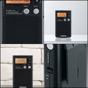 Dt-200x Sangean 001910084739 Fm-stereo/am Digital Tuning Pocket Radio Black