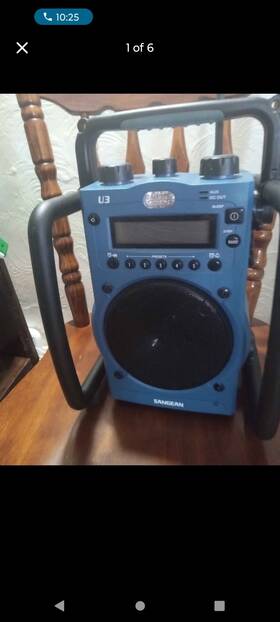 Sangean 292880260374 U3 Jobsite Radio Am/fm Ultra Rugged And Water Resistant Blue/black Sangean 292880260374 U3 Jobsite Radio Am/fm Ultra Rugged And Water Resistant Blue/black