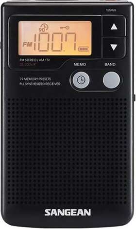 Dt-200x Sangean 445039441463 Fm-stereo/am Digital Tuning Pocket Radio Black