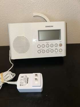 H201 Sangean 711181932379 Portable Am/fm/weather Alert Digital Tuning Waterproof Shower Radio