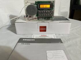 Pr-d9cl Sangean Fm/am Digital Radio Portable Receiver Clear See Thru Box Manual
