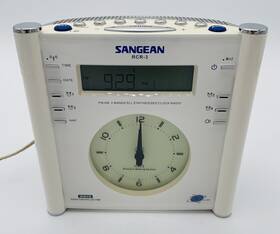 Sang-fba-rcr-3 Sangean Am/fm Clock Radio Rcr-3 Hws Waking System 2 Bands