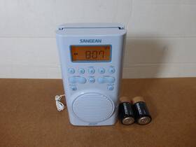 Sg-100 Sangean Waterproof Am-fm-weather Digital Tuning Radio Sky Blue