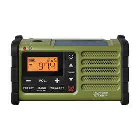 Sg-112 Sangean Am Fm Multi Powered Weather Emergency Radio Green